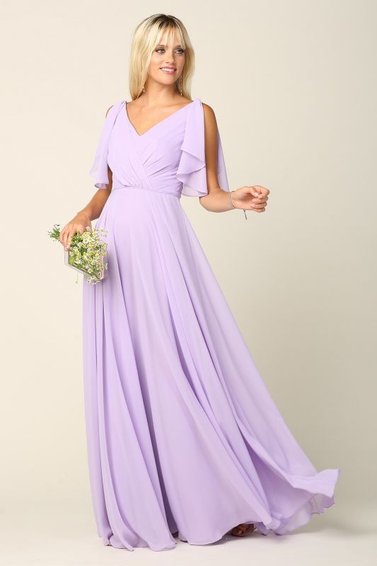 lilac bridesmaid dress